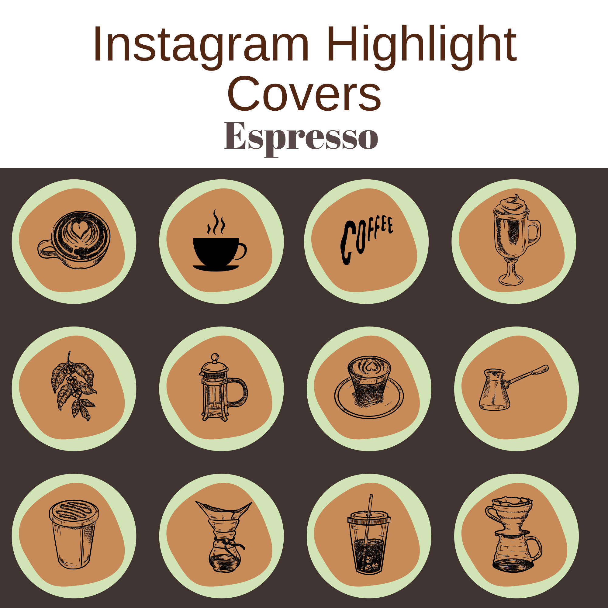 Coffee Themed Instagram Story Highlight Covers| Download Now - Image 6