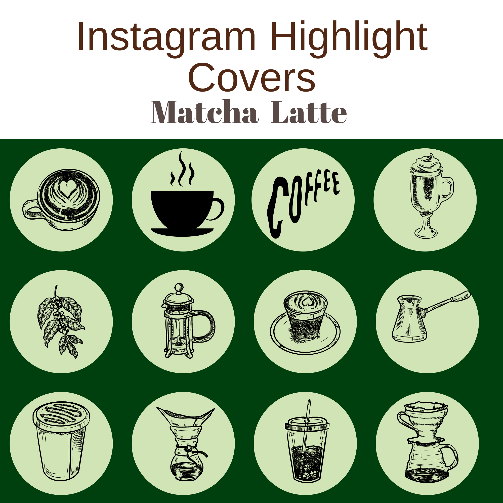 Coffee Themed Instagram Story Highlight Covers| Download Now - Image 7